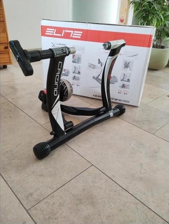 Elite Crono Fluid ElastoGel fietstrainer – rollen fiets, Fietsen en Brommers, Ophalen, Zo goed als nieuw