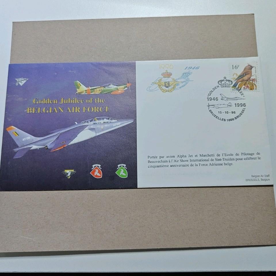 FDC Alpha Jet et Marchetti 50 ans du spectacle aérien de Sin, Enlèvement ou Envoi, Armée de l'air