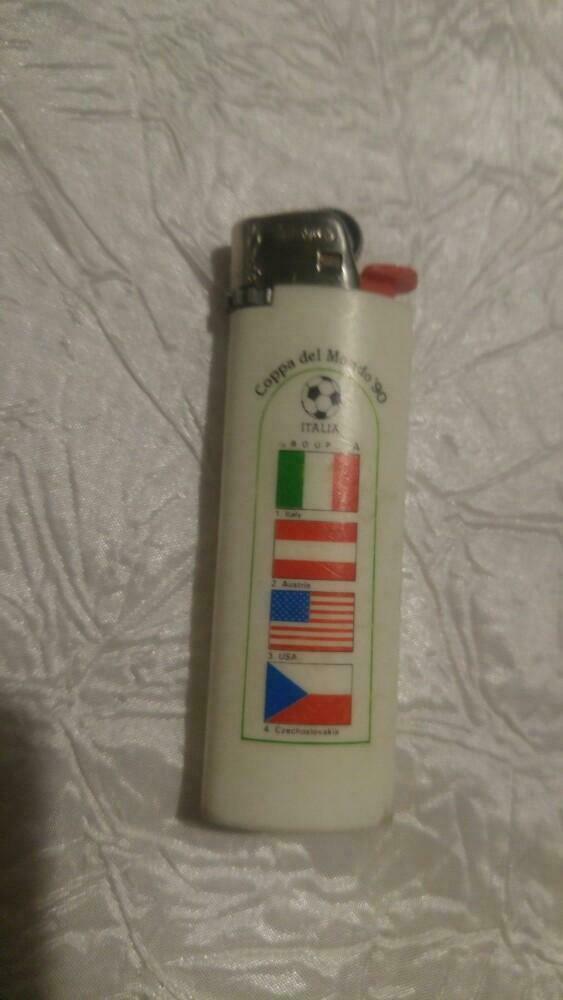 Briquet Aansteker Bic Jetable Coppa del Mondo 1990 Italia, Collections, Enlèvement ou Envoi, Utilisé, Briquet
