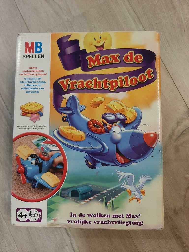 Max, de vrachtpiloot - met echte motorgeluiden, Kinderen en Baby's, Ophalen of Verzenden, Gebruikt, Jongen of Meisje