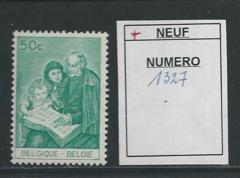 Timbre neuf ** Belgique N 1327, Enlèvement ou Envoi, Non oblitéré, Neuf