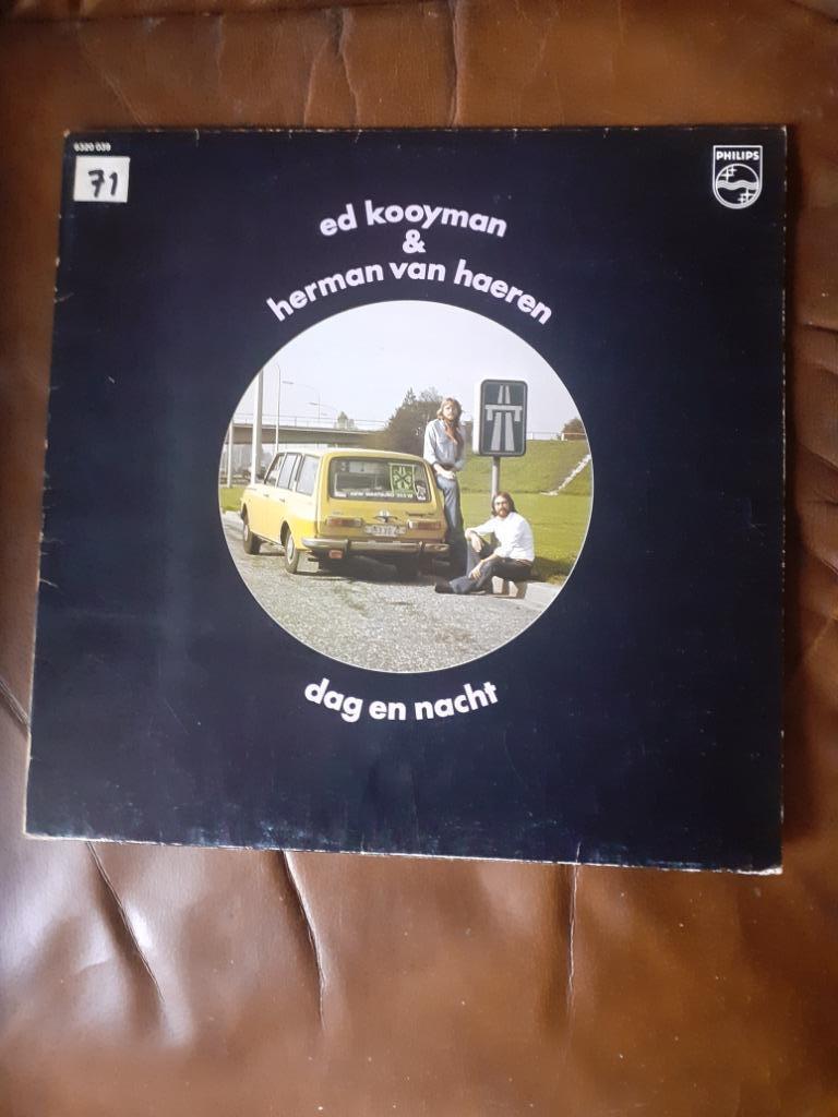 LP Ed Kooyman & Herman van Haeren : Dag en nacht (Belpop), Cd's en Dvd's, Ophalen of Verzenden