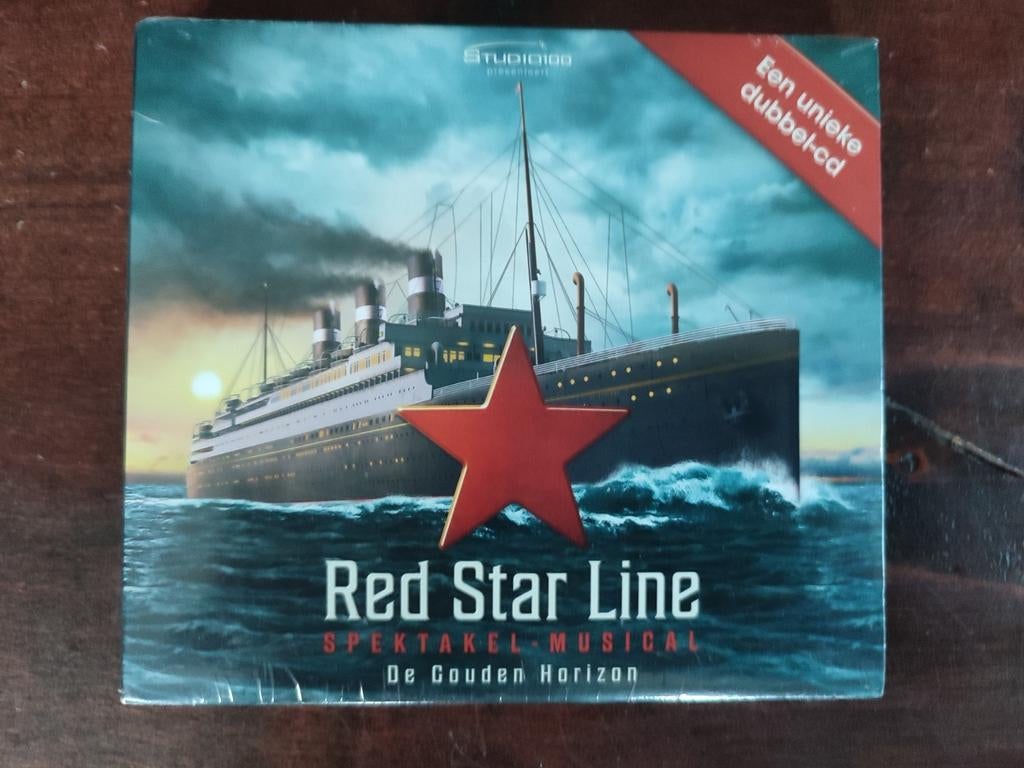 2-CD : RED STAR LINE - DE GOUDEN HORIZON (STUDIO 100) NIEUW!, Ophalen of Verzenden, Nieuw in verpakking