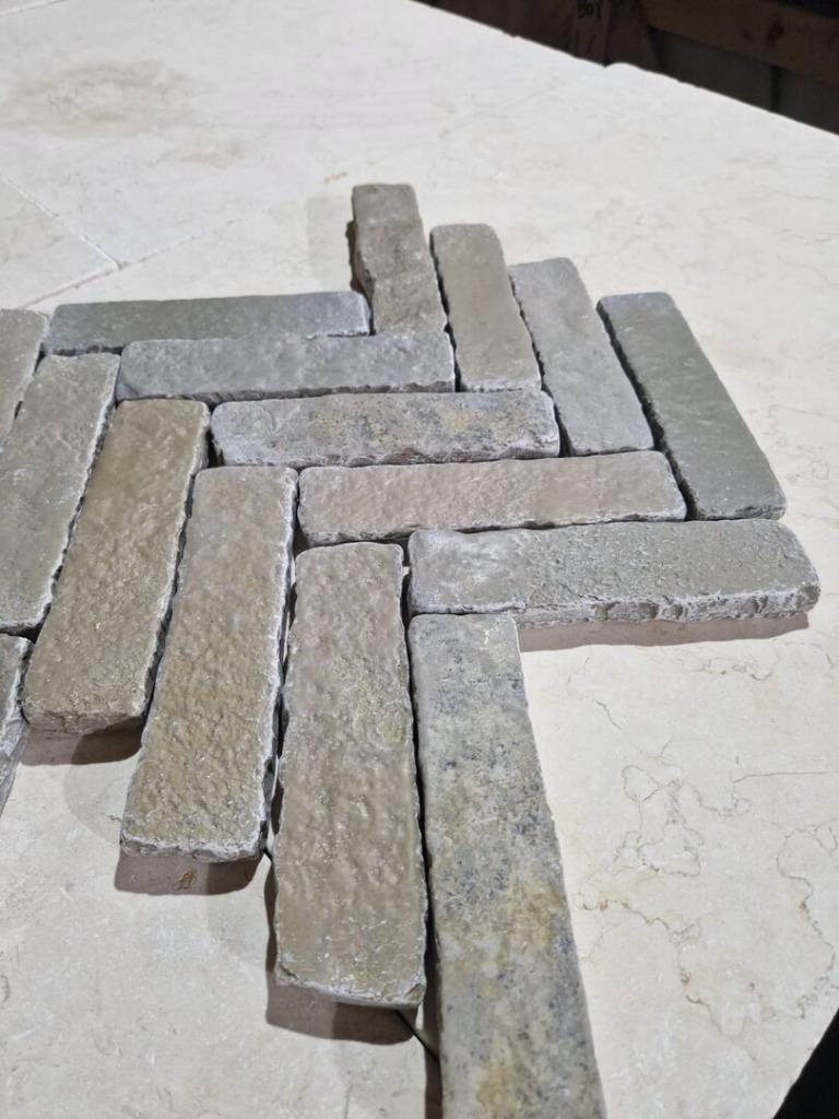 UNIEKE CASTLE BRICKS BEIGE, Ophalen of Verzenden, Nieuw, Overige vormen, Overige materialen