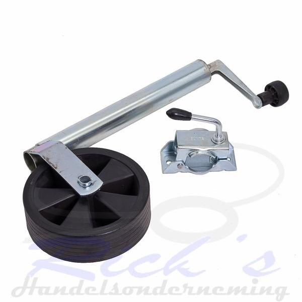Neuswiel 48 mm kunststof velg breed wiel inclusief klem, Caravans en Kamperen, Caravanaccessoires, Ophalen of Verzenden, Nieuw