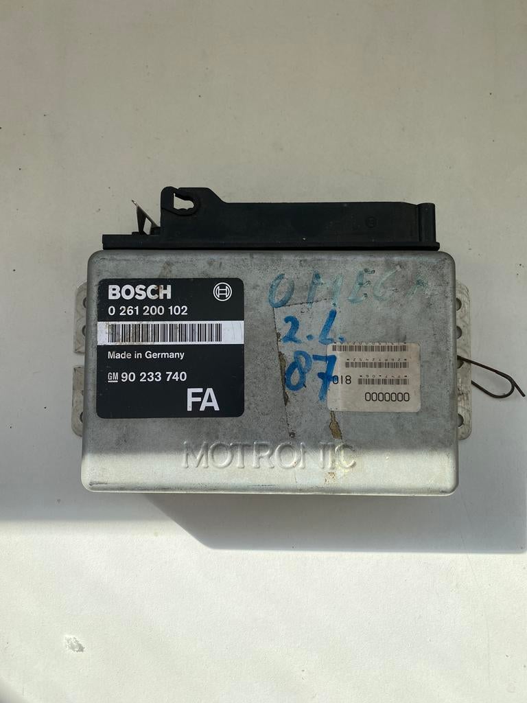 Opel Omega B 2.0i (C20SE) 0261200102 Ecu, Ophalen of Verzenden, Gebruikt, Opel