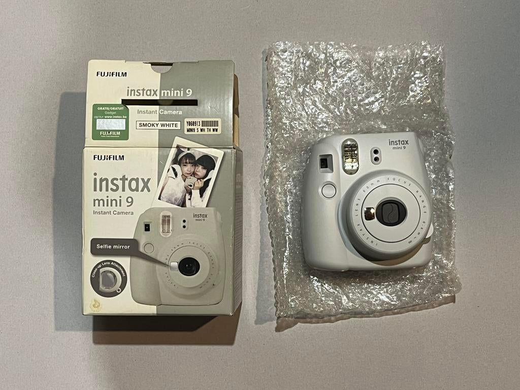 Instax mini 9 - ongebruikt, Ophalen of Verzenden, Zo goed als nieuw