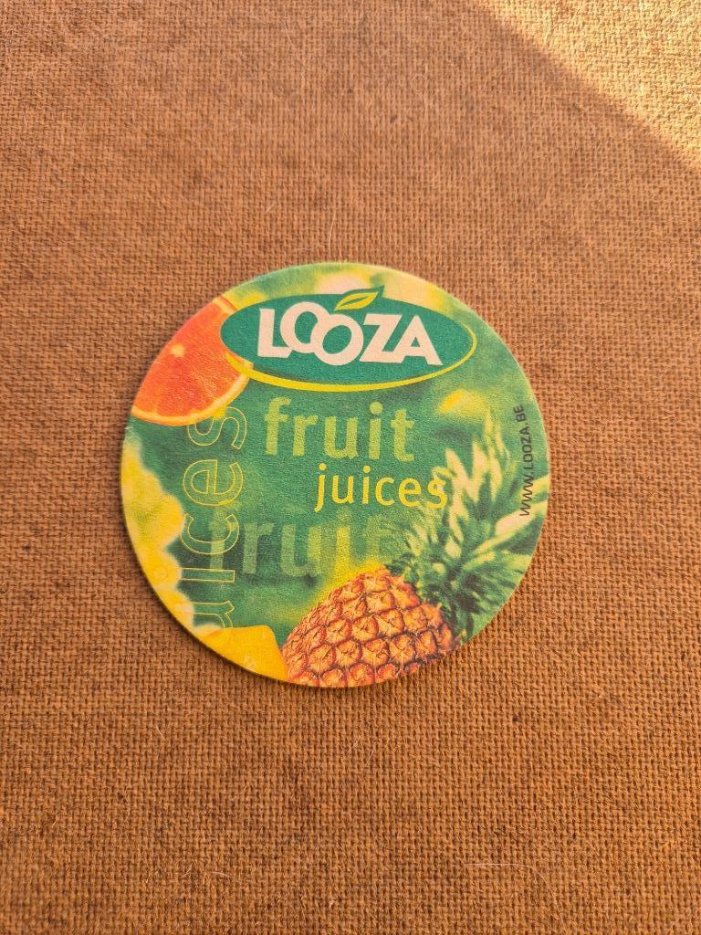 Sous bock Looza fruit juices (modèle 1), Enlèvement ou Envoi, Utilisé, Sous-bock, Autres marques