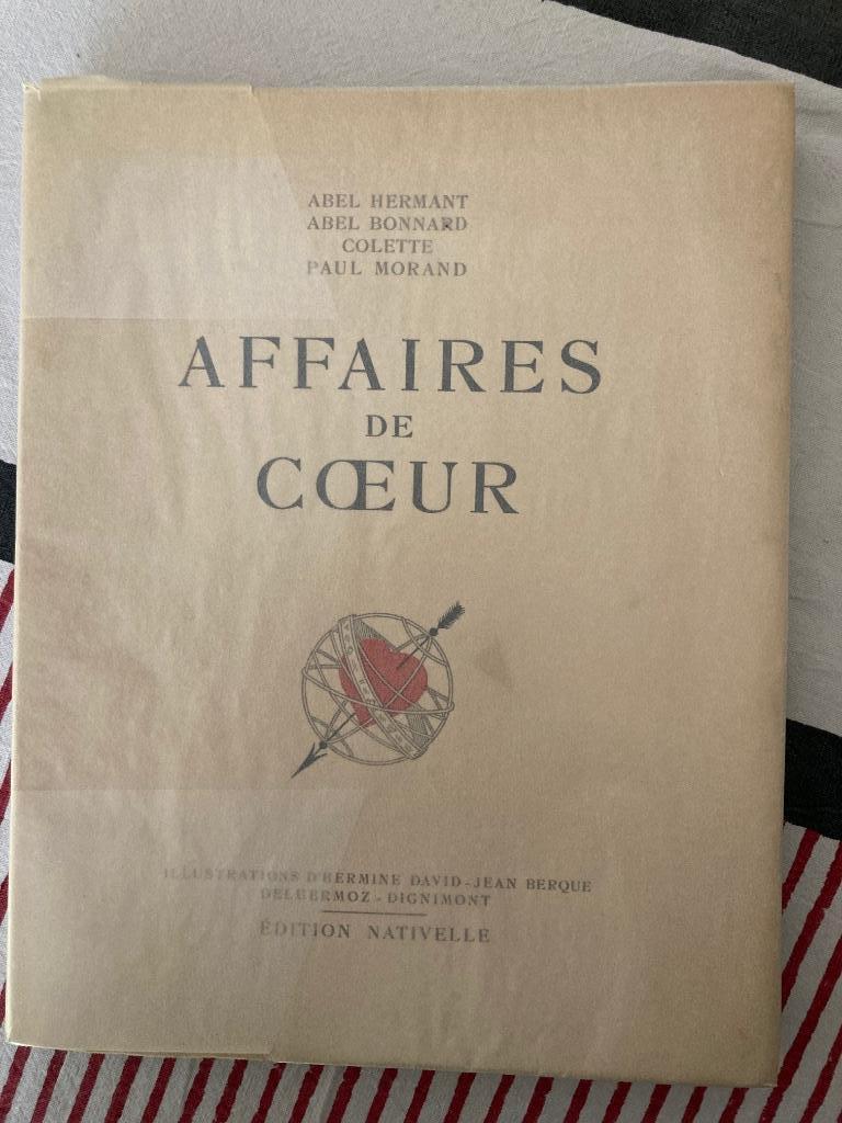 Affaires de coeur - Hermant..., Antiquités & Art, Envoi