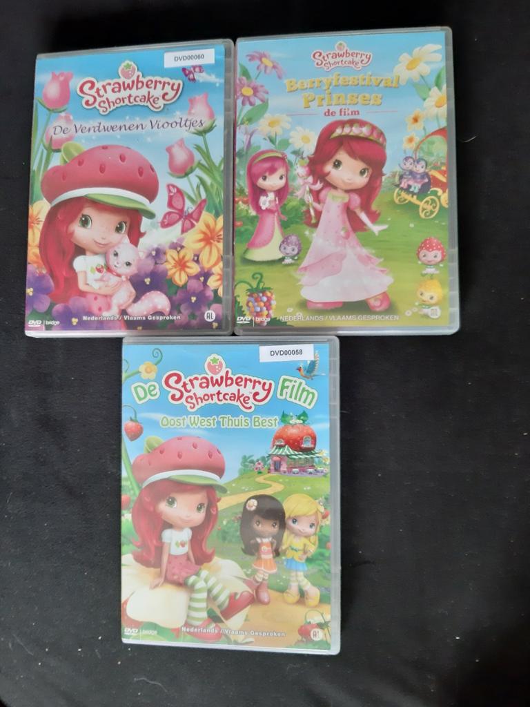 DVD strawberry shortcake 3 dvds, Cd's en Dvd's, Ophalen of Verzenden, Zo goed als nieuw