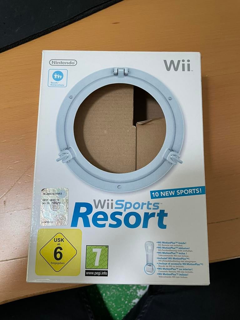 Wii Sports Resort-doos, Games en Spelcomputers, Games | Nintendo Wii, Zo goed als nieuw