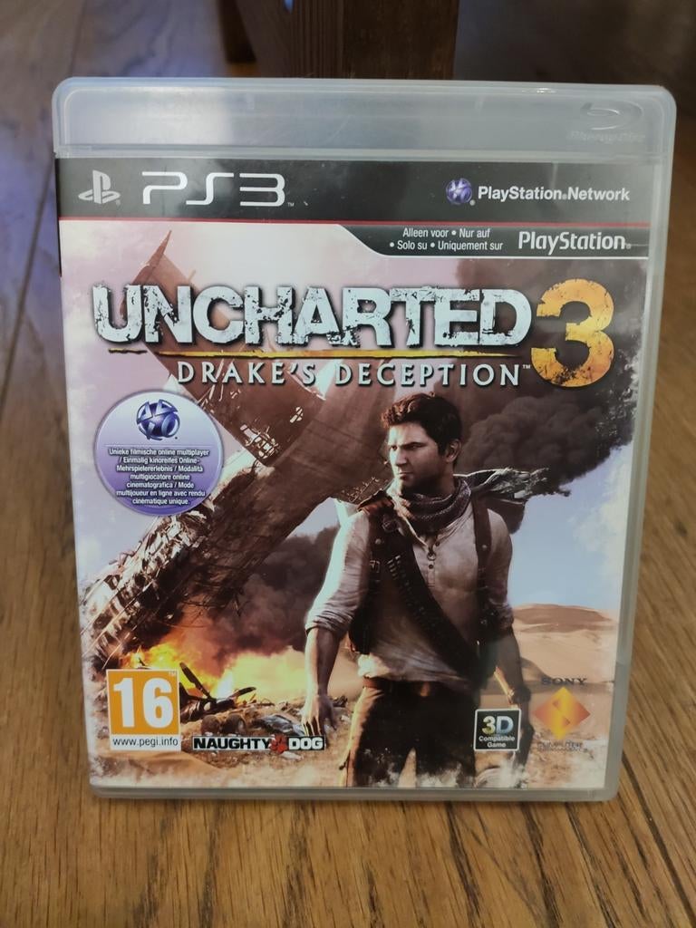 Uncharted 3 : Drake's Deception - ps3, Games en Spelcomputers, Ophalen of Verzenden, Zo goed als nieuw