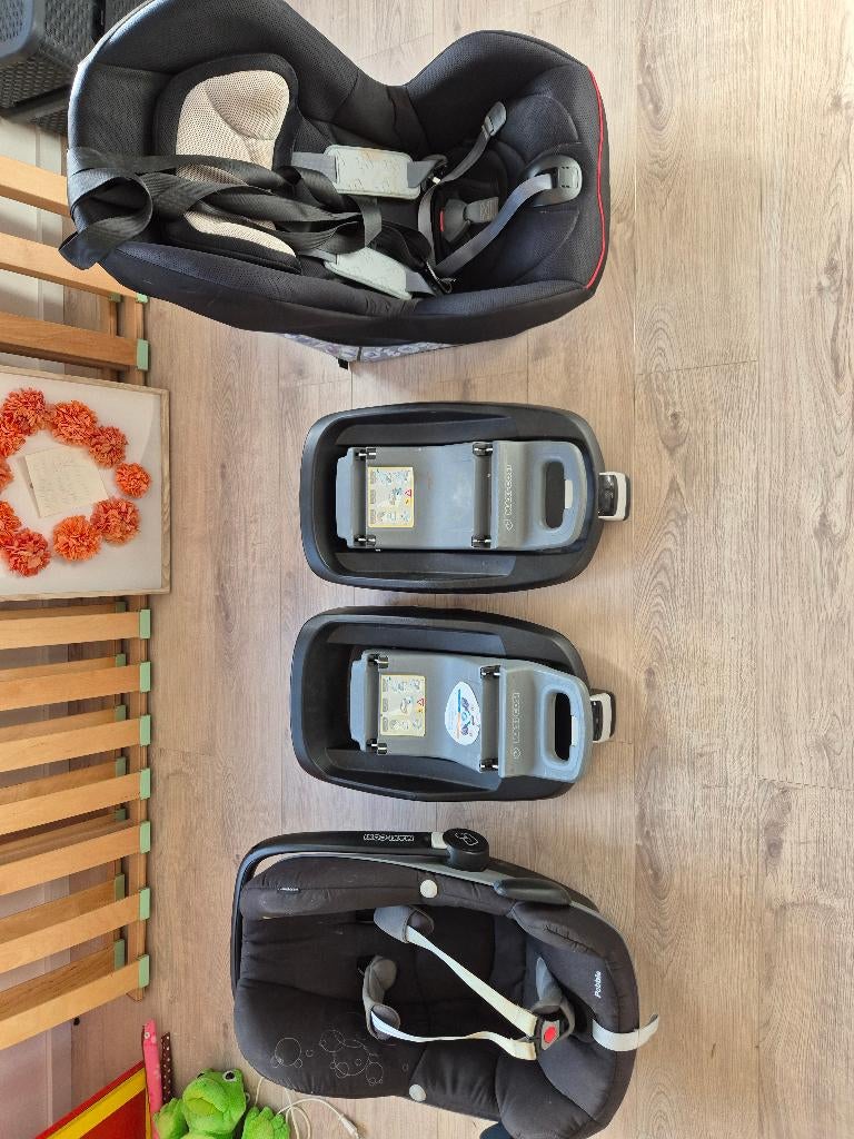 Maxi-Cosi + 2 FamilyFix bases + autostoel, Kinderen en Baby's, Ophalen, Maxi-Cosi