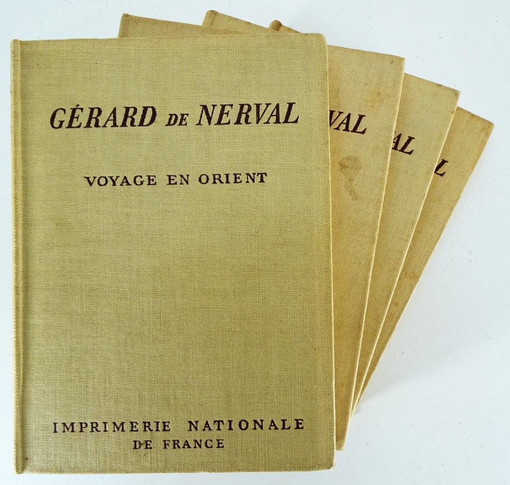 Voyage en Orient - Gérard de Nerval - 4 tomes - 1950, Enlèvement ou Envoi, Comme neuf, Gérard de Nerval, Afrique