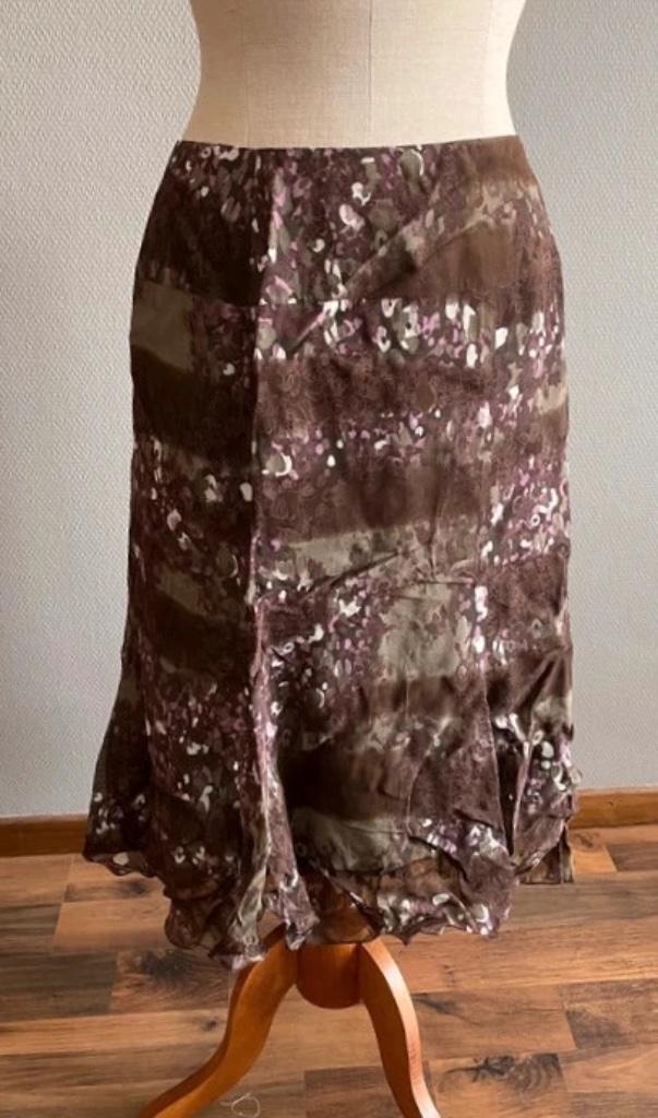 Kleurrijke rok Mayerline Brussels maat 42, Taille 42/44 (L), Comme neuf, Mayerline Brussels, Sous le genou