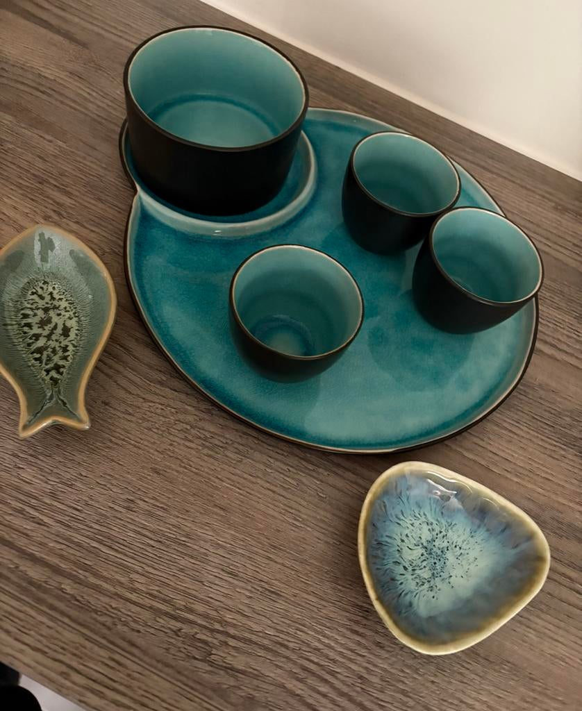 Apero set, Huis en Inrichting, Keuken | Servies, Ophalen, Nieuw, Overige stijlen, Kop(pen) en/of Schotel(s)