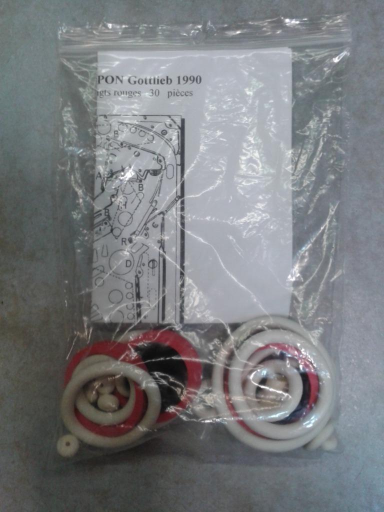 kit elastique 1990 Deadly Weapon gottlieb, Collections, Enlèvement ou Envoi, Neuf, Gottlieb