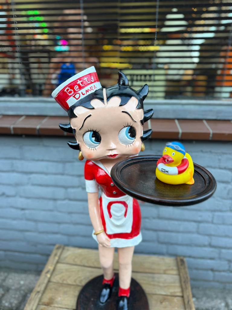 Betty Boop Diner beeld, Verzamelen, Stripfiguren, Ophalen, Betty Boop, Zo goed als nieuw