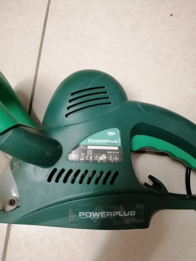 Taille-haie électrique Powerplus, Enlèvement ou Envoi, Utilisé