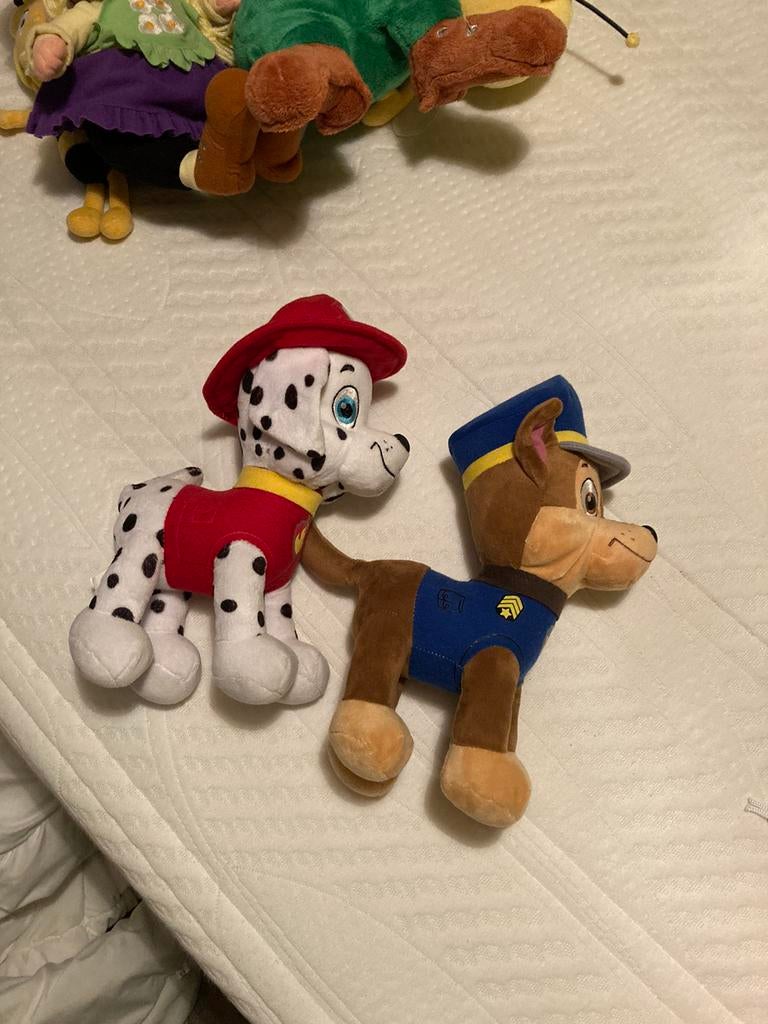 Paw patrol 4€ per knuffel, Enlèvement ou Envoi, Comme neuf