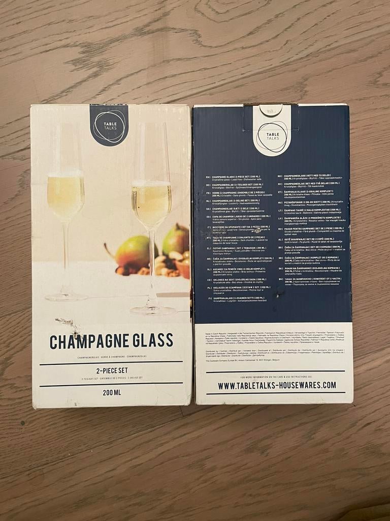 Champagneglazen Table talks, Ophalen, Nieuw, Overige typen