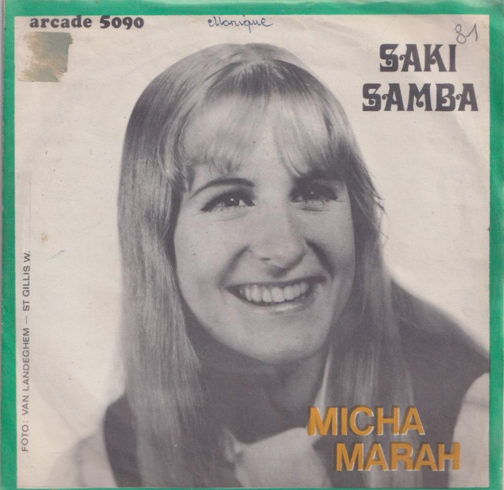 Micha Marah – Saki Samba / Jij vindt geen zon - Single, Ophalen of Verzenden, Gebruikt, Nederlandstalig