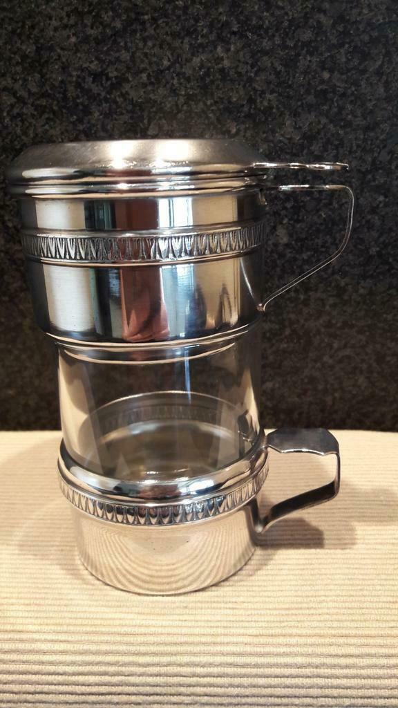 Zilveren theefilter met glas, Ophalen of Verzenden, Zilver
