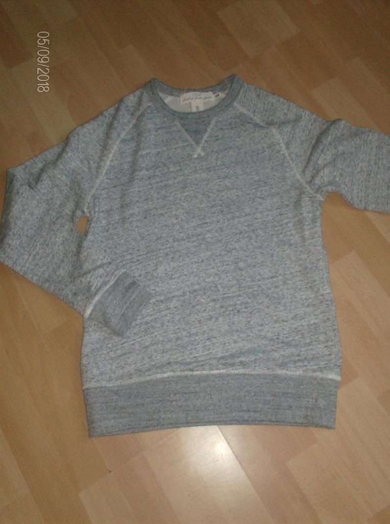 trui grijs merk h&m - maat s - nieuw, Vêtements | Hommes, Pulls & Vestes, Neuf, Gris, Enlèvement ou Envoi, H&M