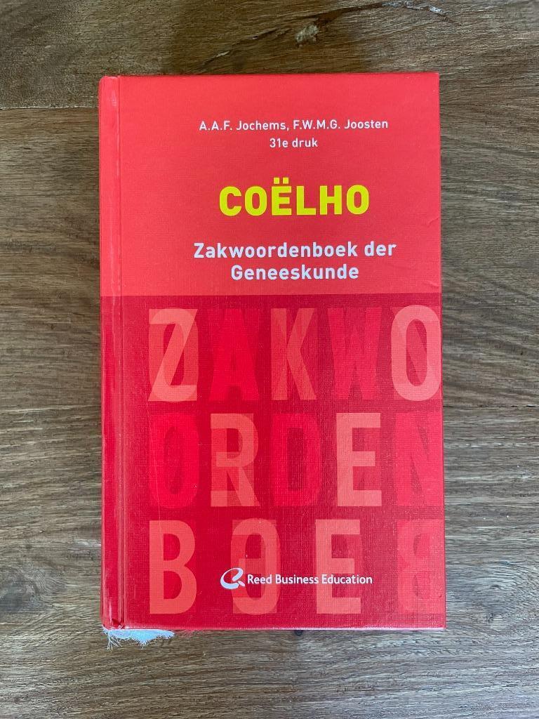 COËLHO zakwoordenboek der geneeskunde, Boeken, Ophalen, Zo goed als nieuw, Hoger Onderwijs, Coëlho