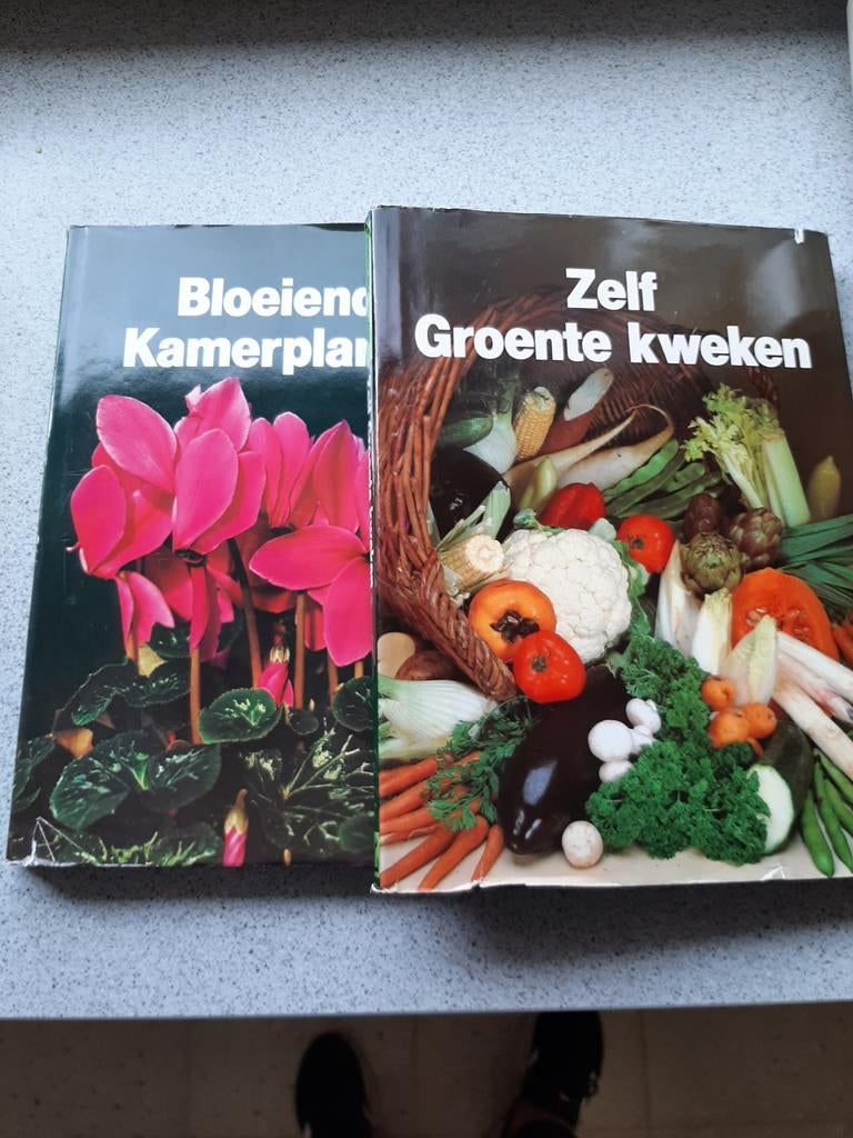 Set tuinboeken: Zelf groente kweken & Kamerplanten, Enlèvement ou Envoi, Comme neuf, Plantes d'intérieur