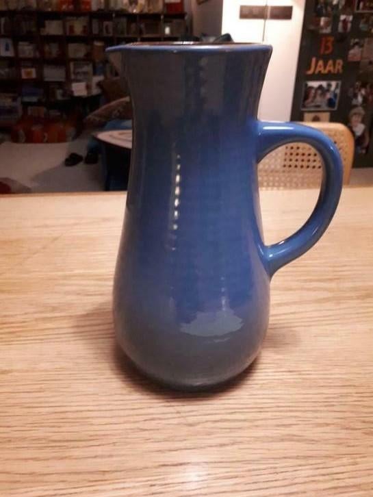 Kruik keramiek West-Germany, blauw, Ophalen