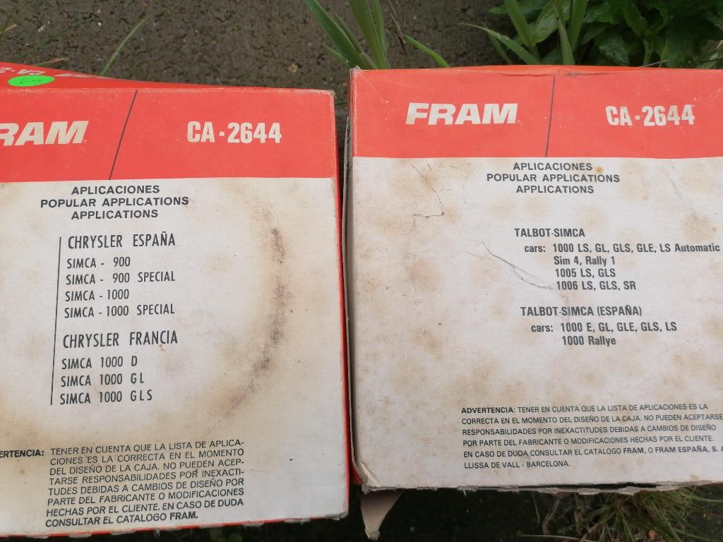 Simca 1000 luchtfilters, Auto-onderdelen, Ophalen, Nieuw, Overige automerken