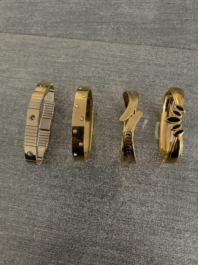 Armbanden, Ophalen of Verzenden, Zo goed als nieuw, Goud, Overige materialen