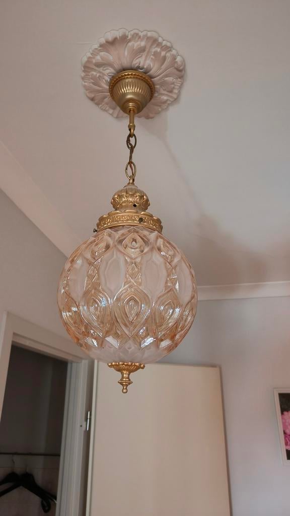 Antieke luster, Huis en Inrichting, Lampen | Kroonluchters, Ophalen