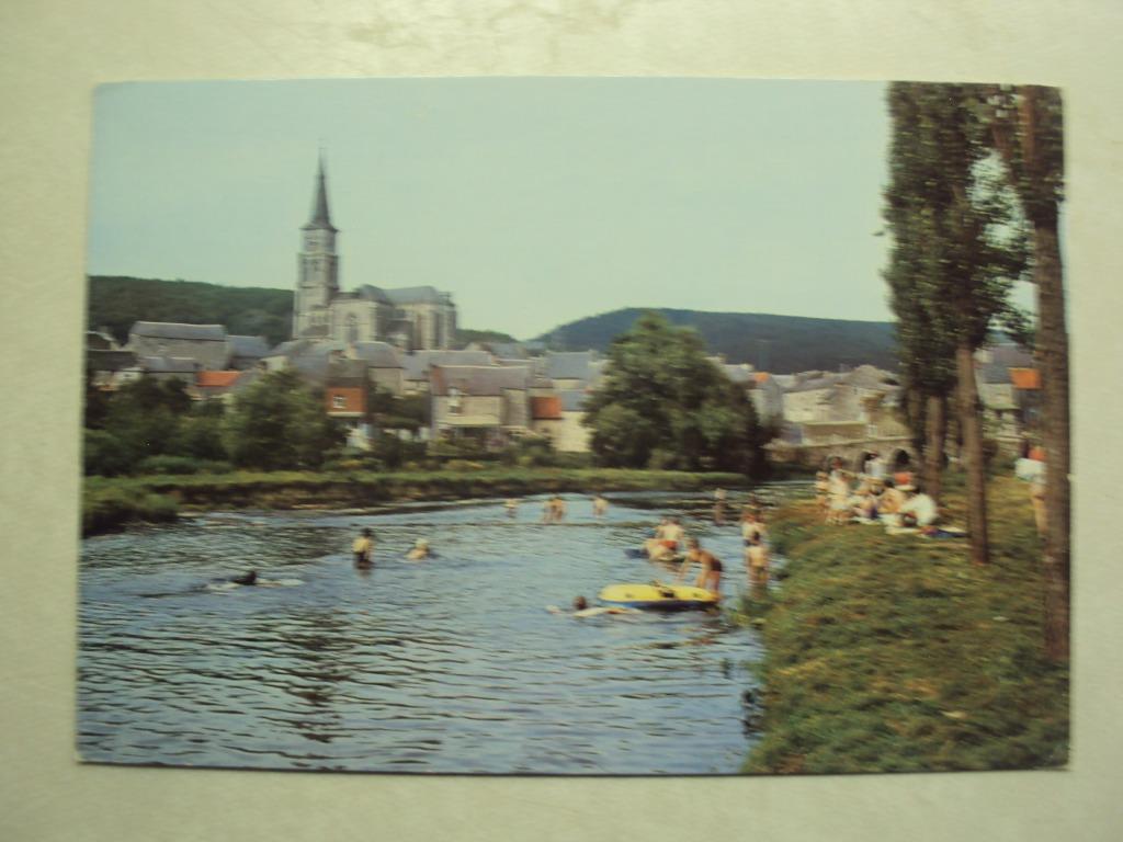 51483 - TREIGNES S/VIROIN - LE PONT ET L'EGLISE, Envoi