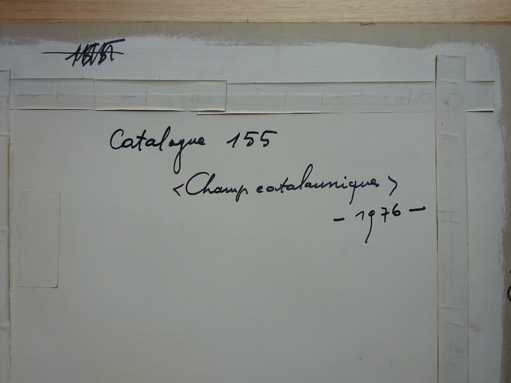 Charles Bonnardeaux, pastel, 27 x 36 cm, Champs Catalaunique, Antiek en Kunst, Kunst | Schilderijen | Klassiek, Ophalen of Verzenden