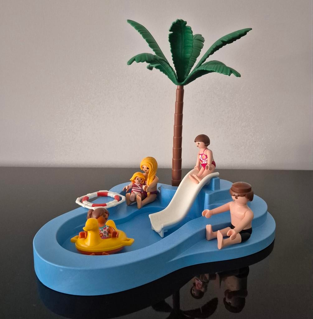 Playmobil Kinderzwembad, Ophalen