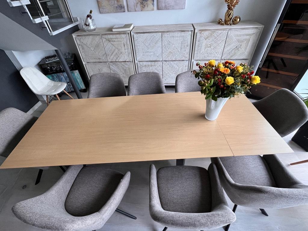 Eetkamer tafel, Ophalen, Gebruikt, 200 cm of meer, 50 tot 100 cm