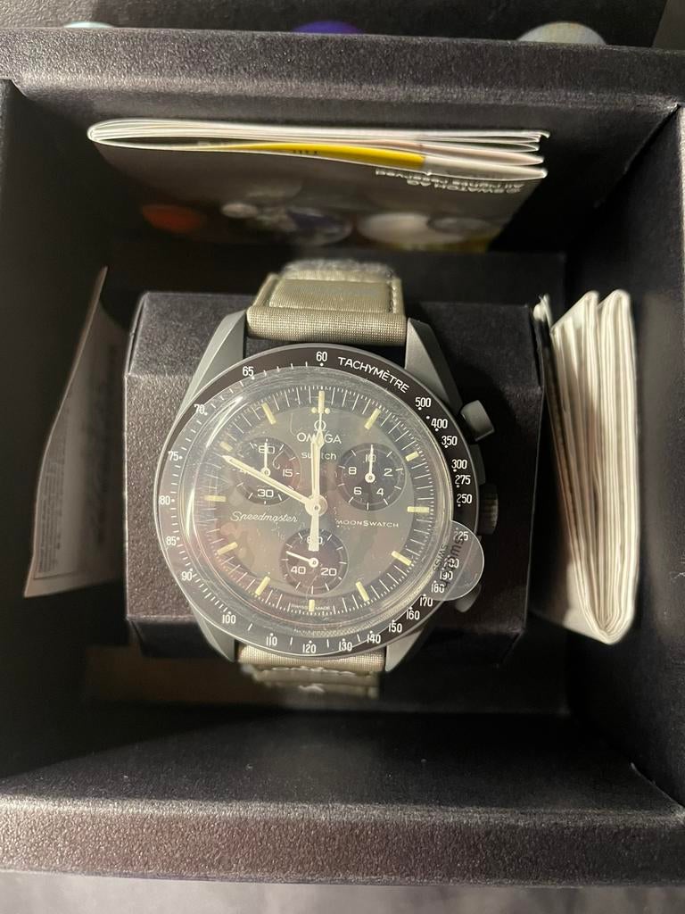 Omega MoonSwatch Mission to Mercury – Compleet in doos, Enlèvement ou Envoi, Omega