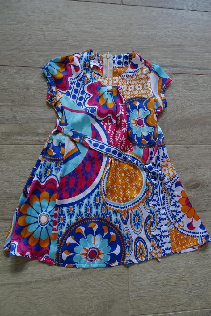 Retro kleedje JBC maat 98, Kinderen en Baby's, Kinderkleding | Maat 98, Gebruikt, Meisje, JBC, Ophalen of Verzenden