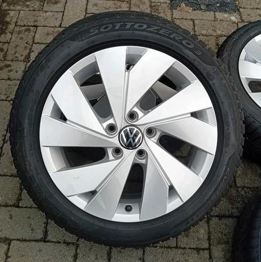 Winterbanden velgen alu VW Golf 6 7 8 17inch 5x112 6&7mm❄️, Enlèvement