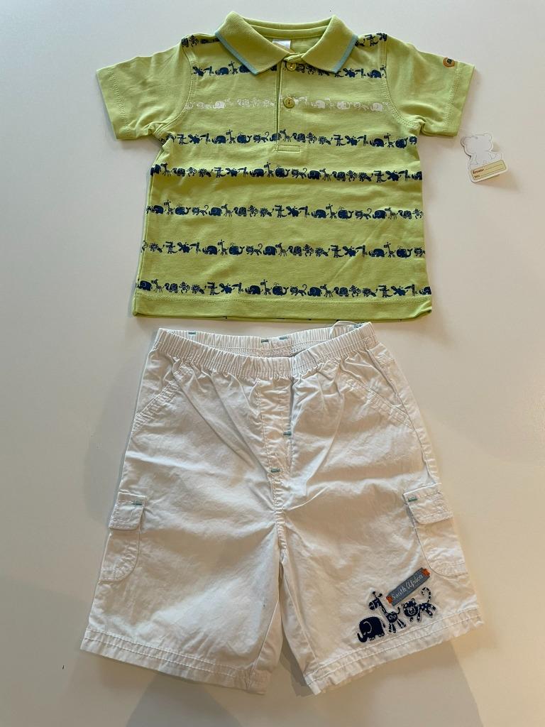 Nieuw zomersetje voor jongens maat 80, Kinderen en Baby's, Babykleding | Maat 80, C&A, Nieuw, Ophalen of Verzenden, Setje