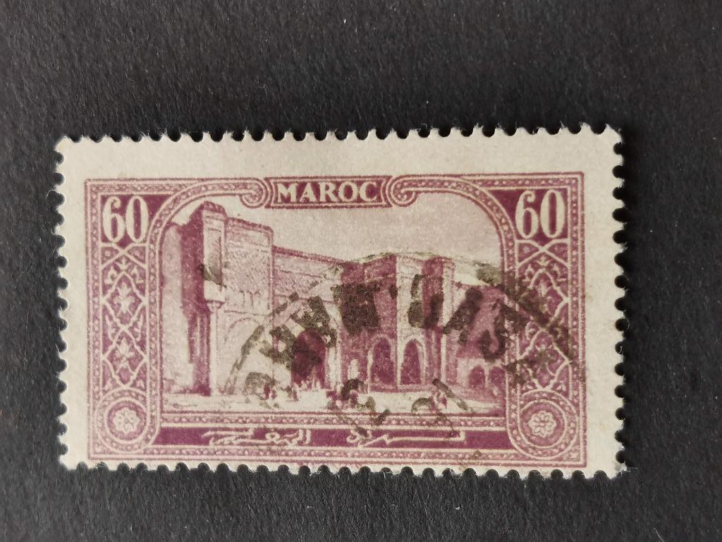 Marokko 1923 - Bab-el-Mansour in Meknès, Ophalen of Verzenden, Marokko, Gestempeld