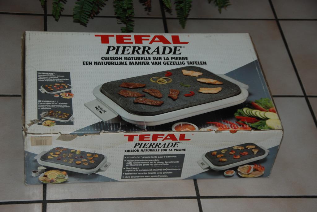 TEFAL Pierrade Natuurlijk koken op steen 8 personen Tbon, Ophalen, Gebruikt