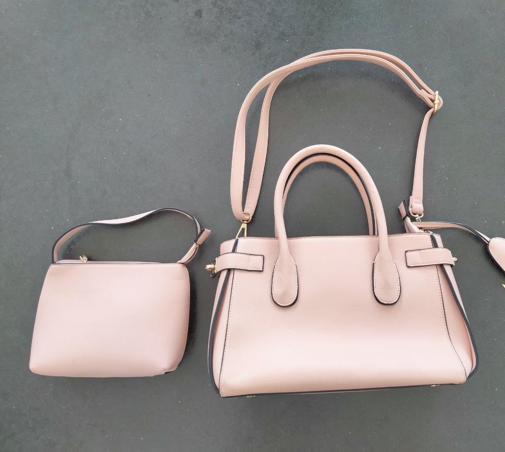 Très Beau Sac +  Pochette, Enlèvement ou Envoi, Comme neuf, Rose, Sac à bandoulière