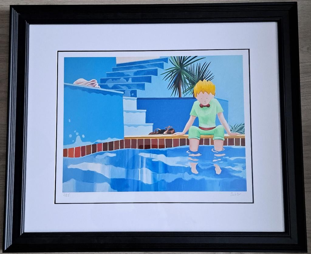 Sokar 1988  “A la rencontre de David Hockney “ gesigneerd, Ophalen