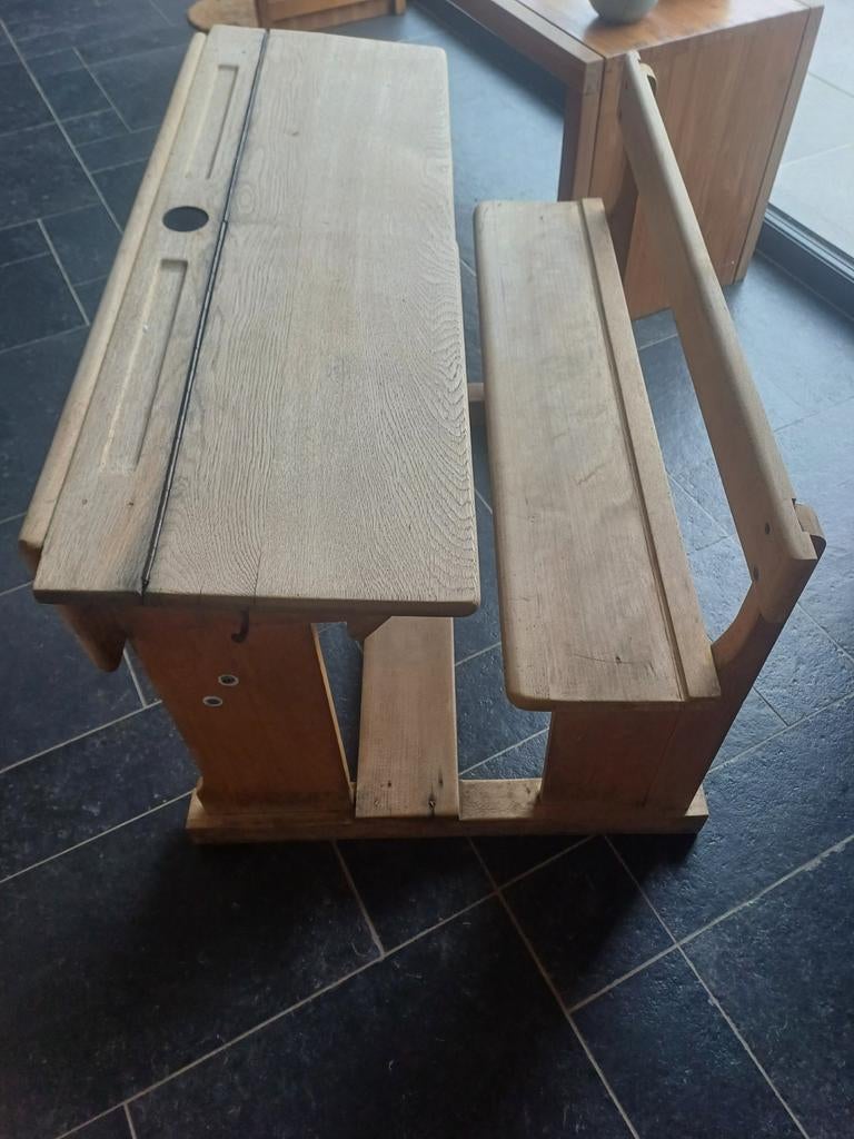 Leuk houten zitbankje met tafel en opbergruimte!, Ophalen
