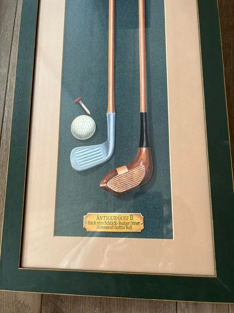 Mooie golfkaders, Antiek en Kunst, Kunst | Etsen en Gravures, Ophalen