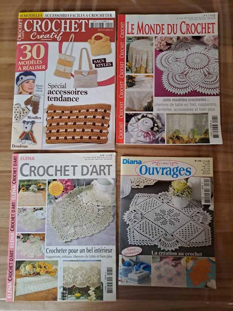Magazines de crochet, Enlèvement, Comme neuf, Crochet