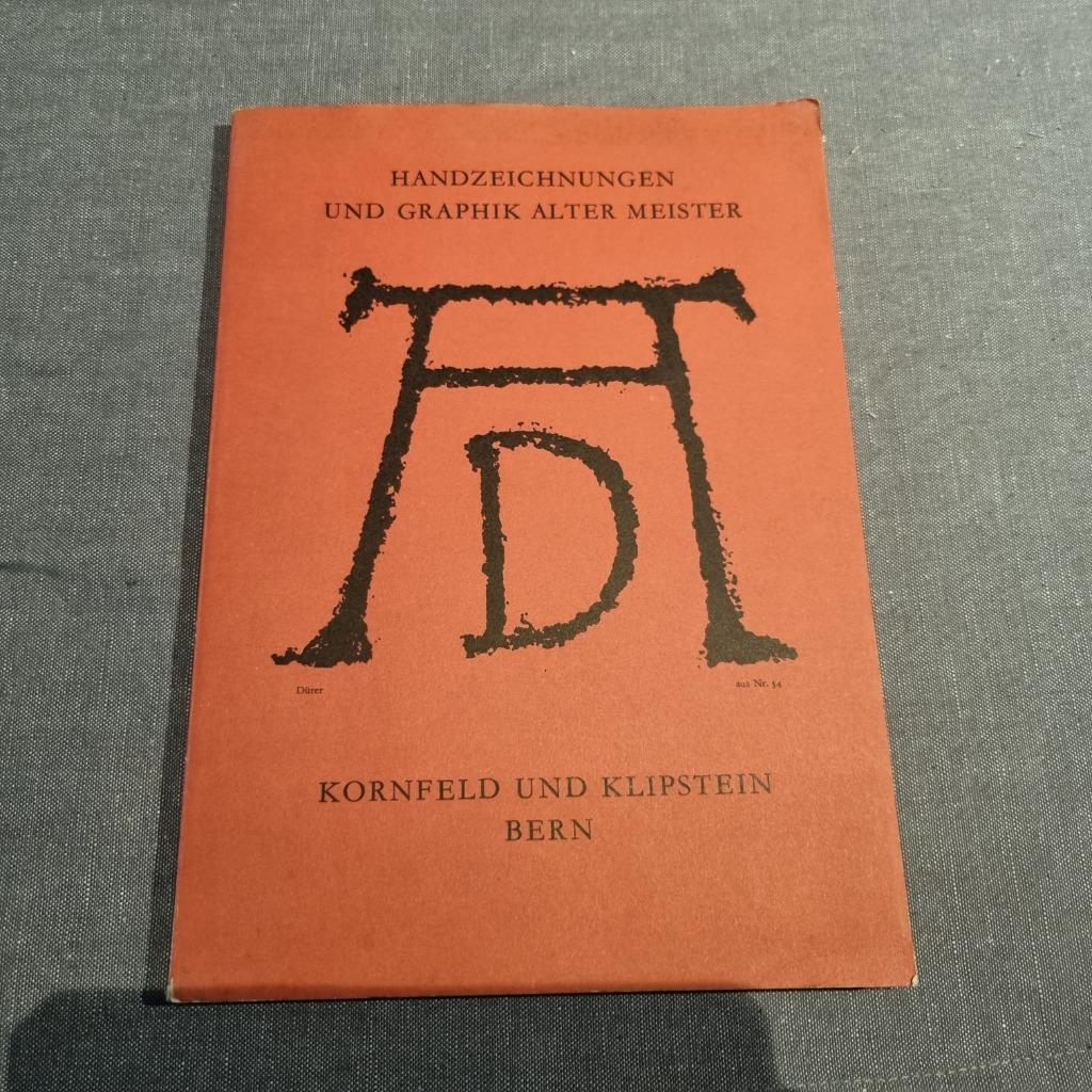Cataloog veiling Bern 1974 - Handzeichnungen und Graphik Alt, Enlèvement ou Envoi, Utilisé, Peinture et dessin